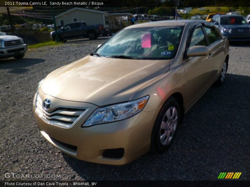 Sandy Beach Metallic / Bisque 2011 Toyota Camry LE