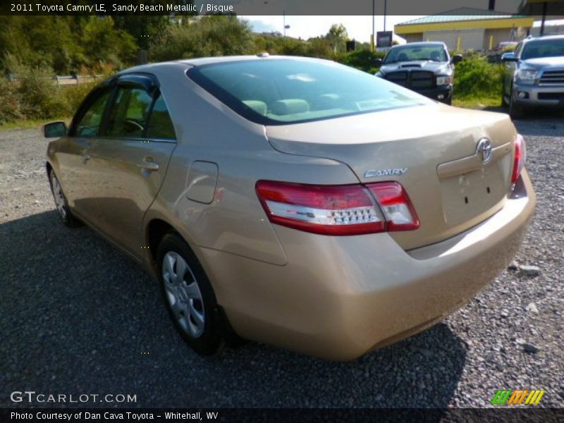 Sandy Beach Metallic / Bisque 2011 Toyota Camry LE