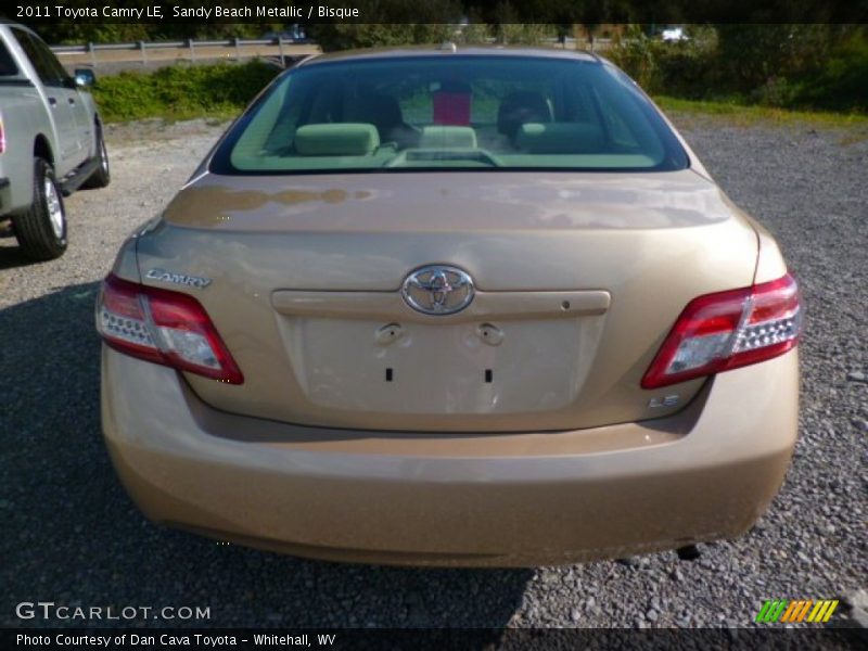 Sandy Beach Metallic / Bisque 2011 Toyota Camry LE