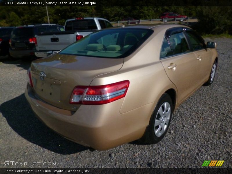 Sandy Beach Metallic / Bisque 2011 Toyota Camry LE