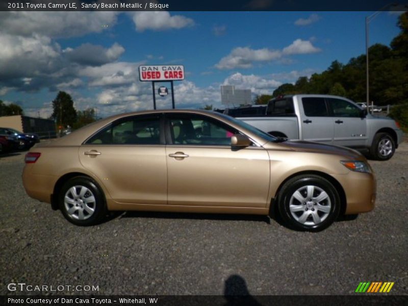 Sandy Beach Metallic / Bisque 2011 Toyota Camry LE