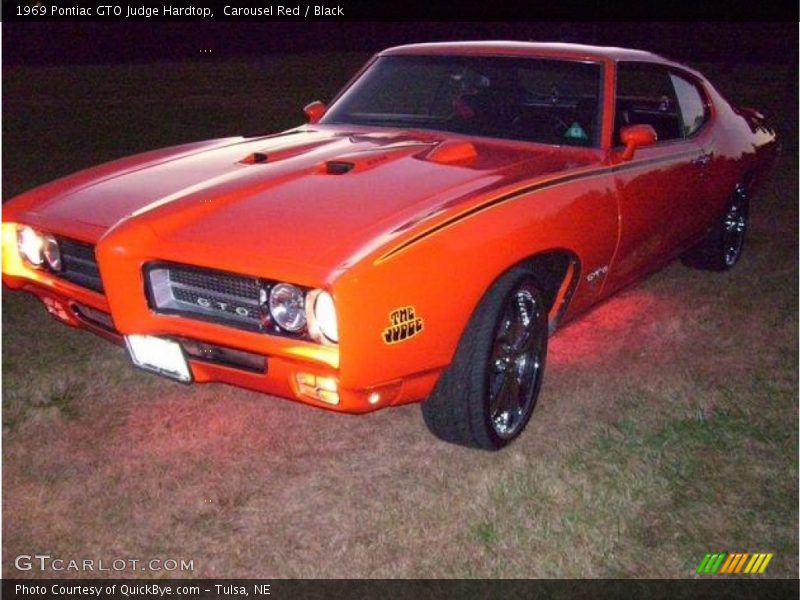 Carousel Red / Black 1969 Pontiac GTO Judge Hardtop