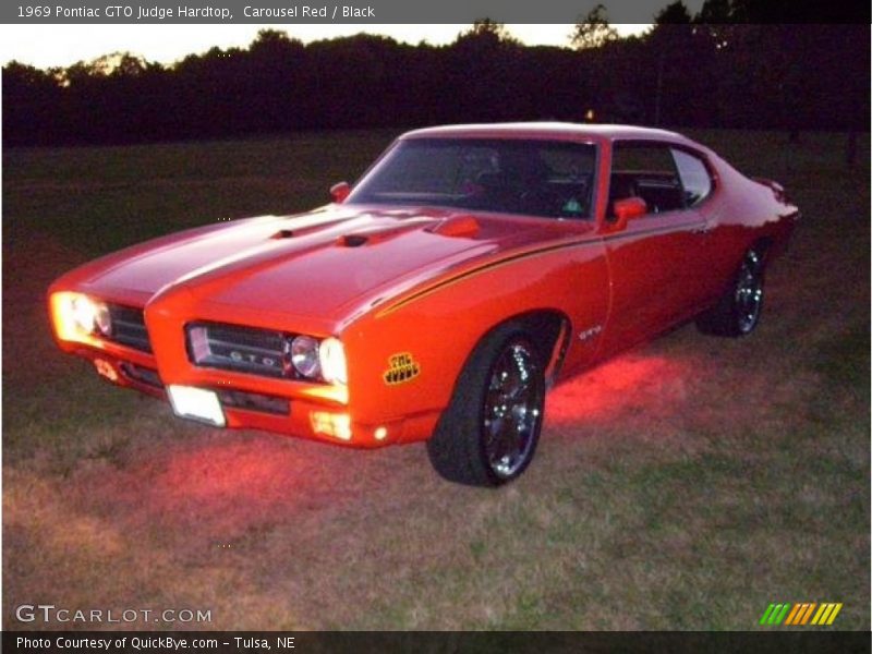 Carousel Red / Black 1969 Pontiac GTO Judge Hardtop