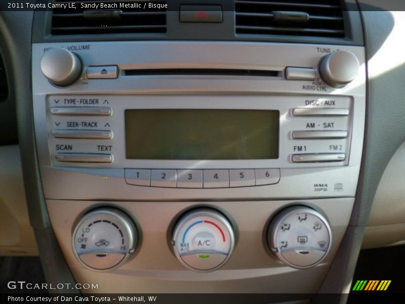 Sandy Beach Metallic / Bisque 2011 Toyota Camry LE