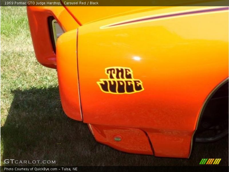 Carousel Red / Black 1969 Pontiac GTO Judge Hardtop