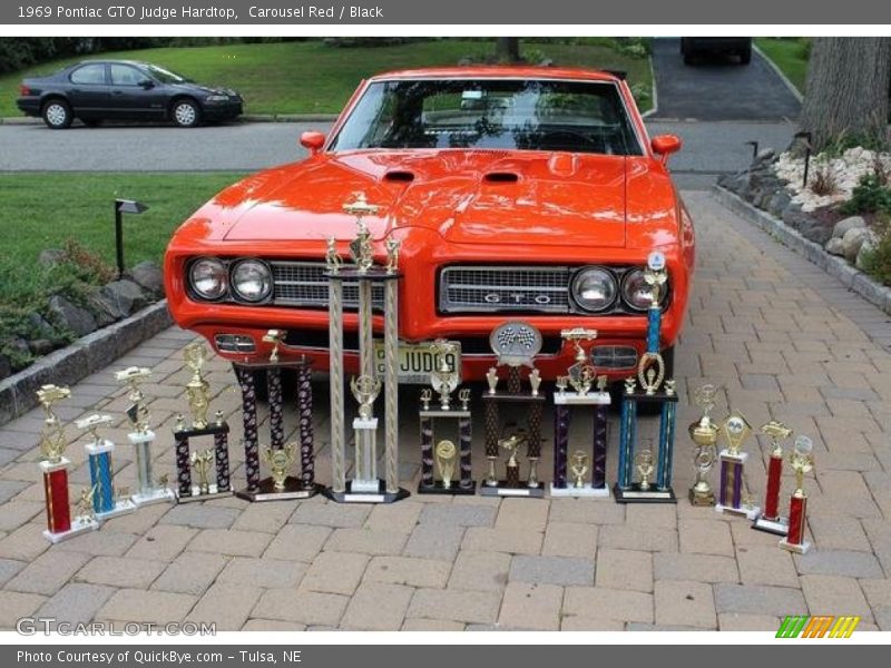 Carousel Red / Black 1969 Pontiac GTO Judge Hardtop