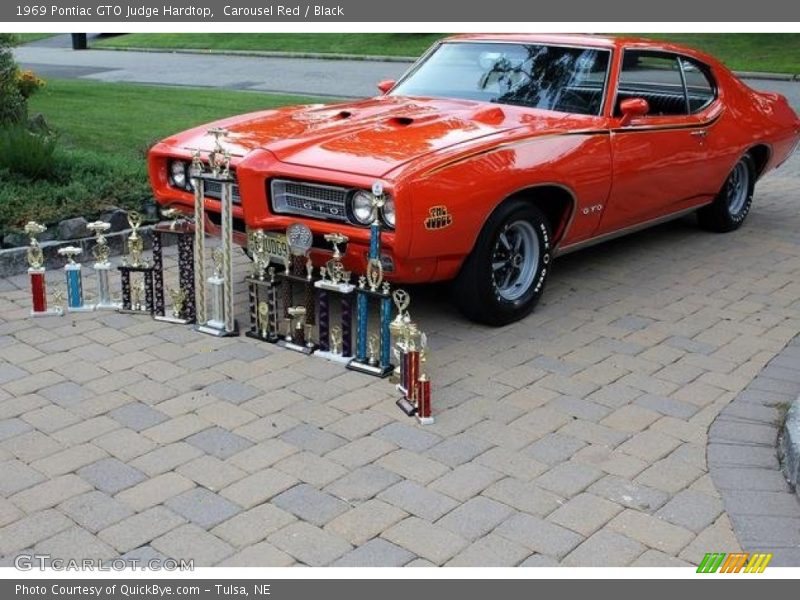 Carousel Red / Black 1969 Pontiac GTO Judge Hardtop