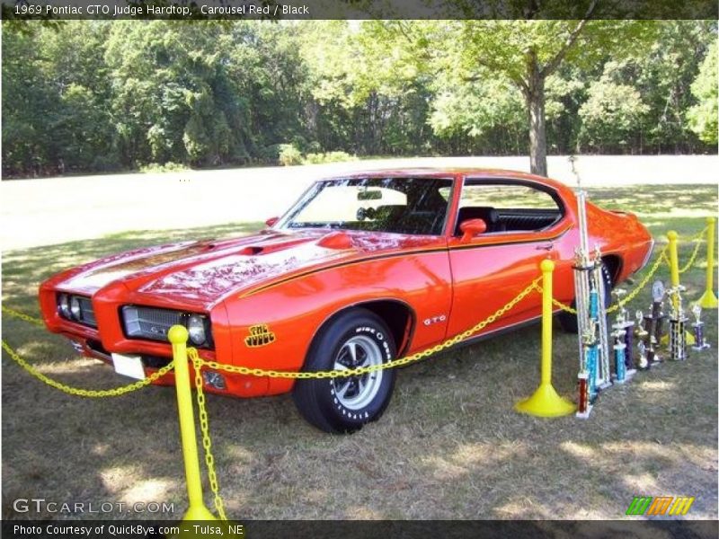 Carousel Red / Black 1969 Pontiac GTO Judge Hardtop