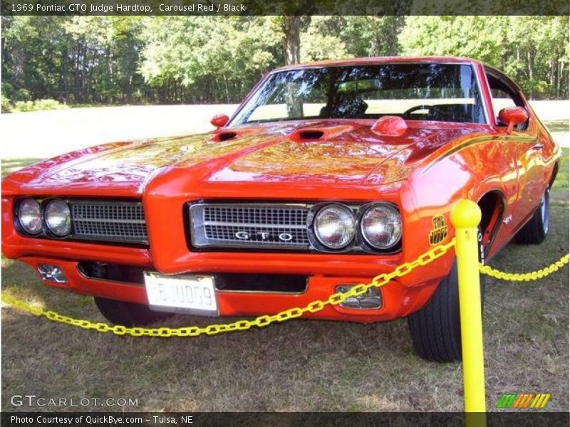 Carousel Red / Black 1969 Pontiac GTO Judge Hardtop