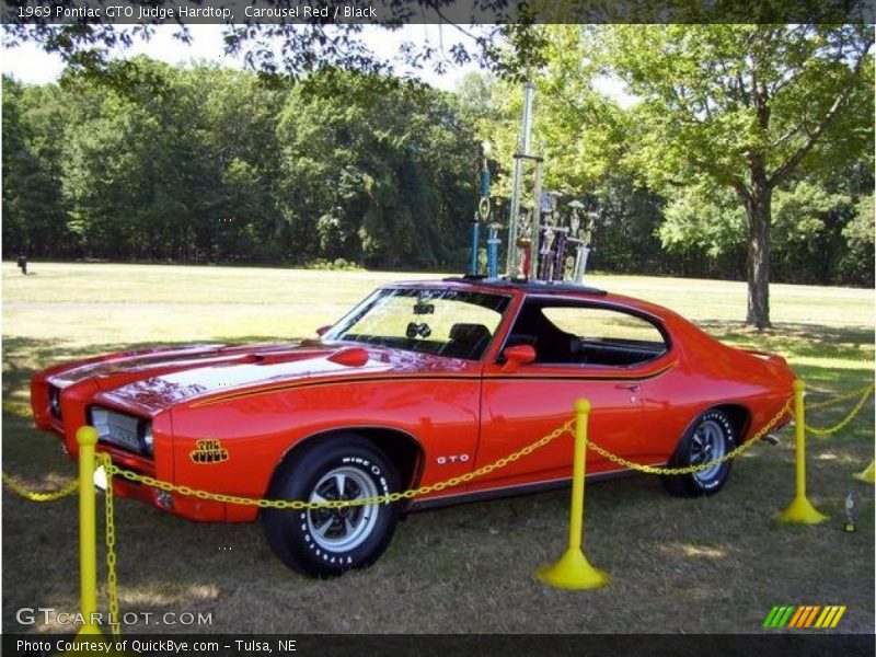 Carousel Red / Black 1969 Pontiac GTO Judge Hardtop