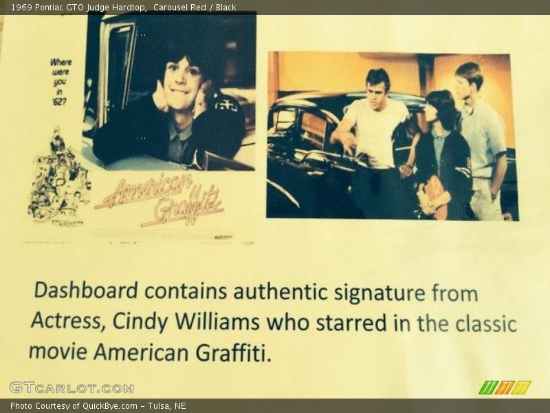 Carousel Red / Black 1969 Pontiac GTO Judge Hardtop