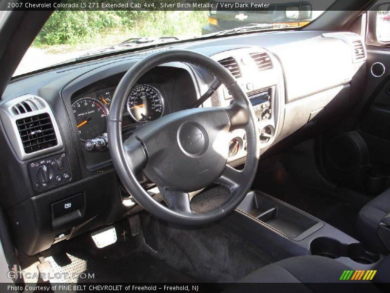 Silver Birch Metallic / Very Dark Pewter 2007 Chevrolet Colorado LS Z71 Extended Cab 4x4
