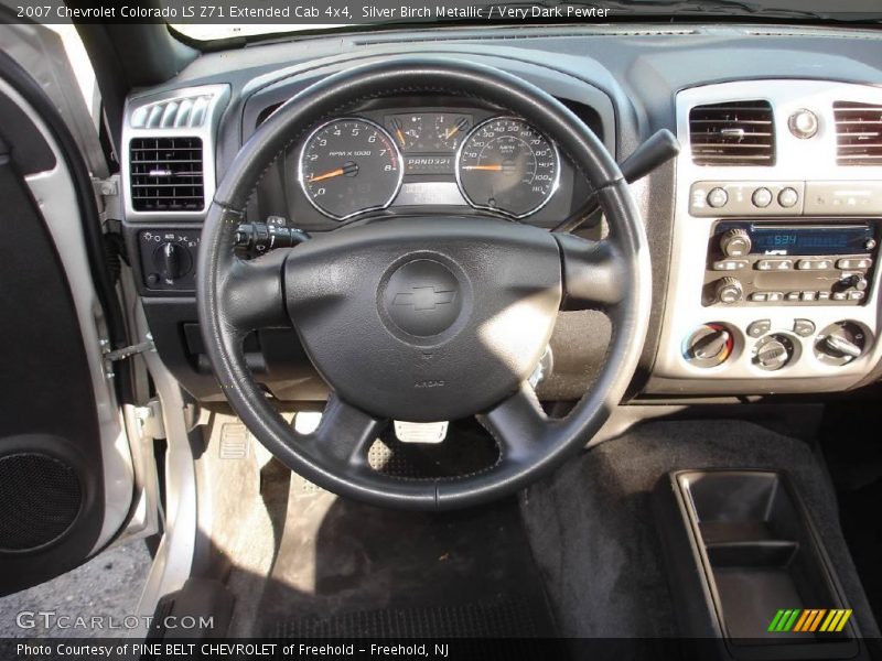 Silver Birch Metallic / Very Dark Pewter 2007 Chevrolet Colorado LS Z71 Extended Cab 4x4