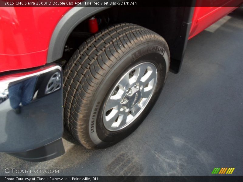 Fire Red / Jet Black/Dark Ash 2015 GMC Sierra 2500HD Double Cab 4x4