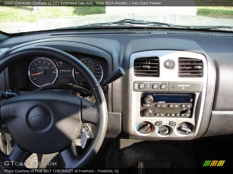 Silver Birch Metallic / Very Dark Pewter 2007 Chevrolet Colorado LS Z71 Extended Cab 4x4