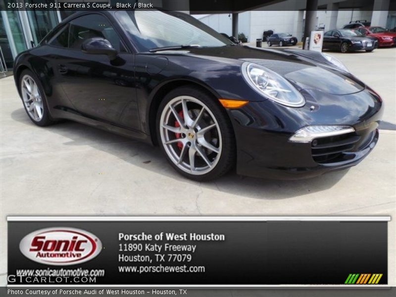 Black / Black 2013 Porsche 911 Carrera S Coupe