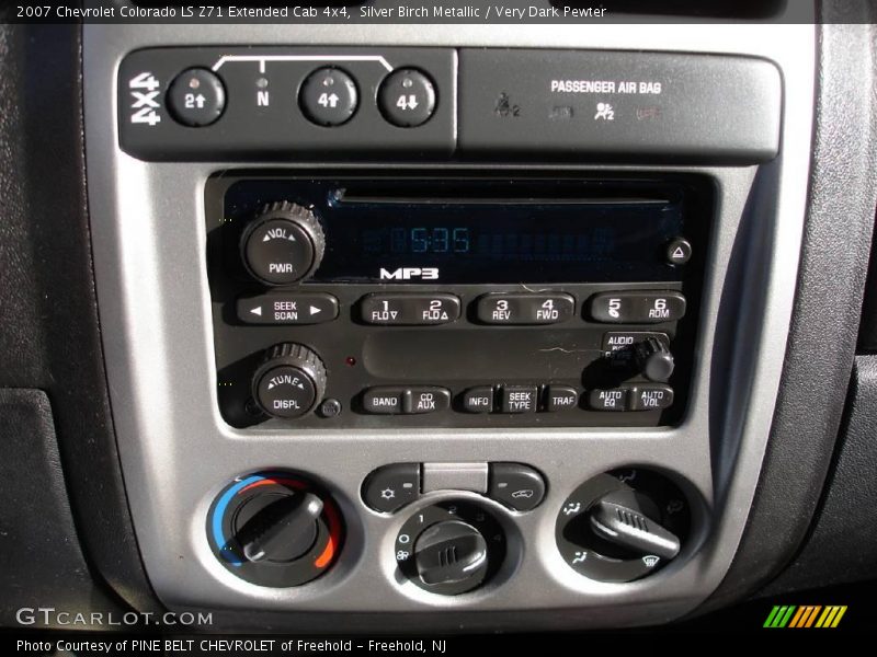 Silver Birch Metallic / Very Dark Pewter 2007 Chevrolet Colorado LS Z71 Extended Cab 4x4