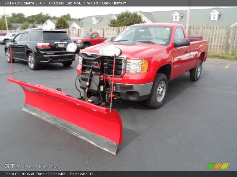 Fire Red / Dark Titanium 2014 GMC Sierra 2500HD Regular Cab 4x4