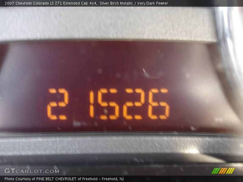 Silver Birch Metallic / Very Dark Pewter 2007 Chevrolet Colorado LS Z71 Extended Cab 4x4