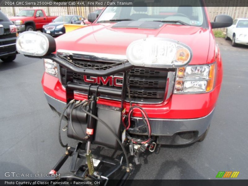 Fire Red / Dark Titanium 2014 GMC Sierra 2500HD Regular Cab 4x4