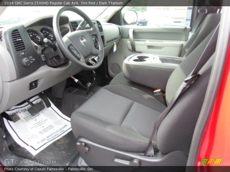 Fire Red / Dark Titanium 2014 GMC Sierra 2500HD Regular Cab 4x4