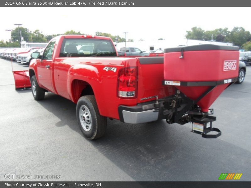 Fire Red / Dark Titanium 2014 GMC Sierra 2500HD Regular Cab 4x4