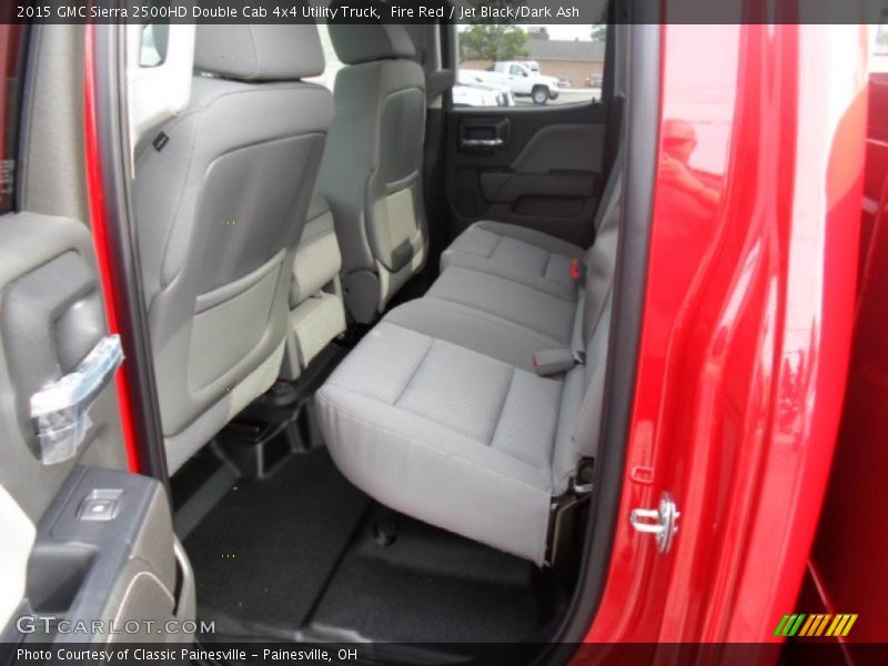 Rear Seat of 2015 Sierra 2500HD Double Cab 4x4 Utility Truck