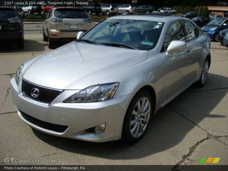 Tungsten Pearl / Sterling 2007 Lexus IS 250 AWD