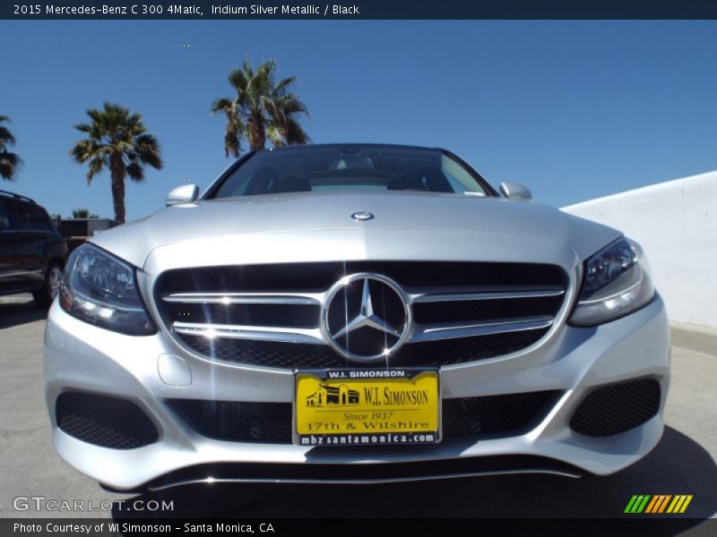 Iridium Silver Metallic / Black 2015 Mercedes-Benz C 300 4Matic