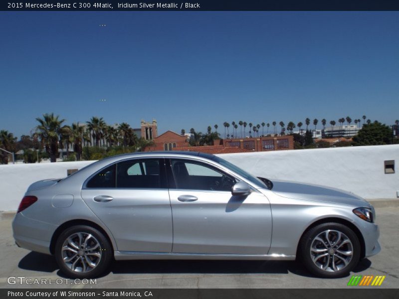 Iridium Silver Metallic / Black 2015 Mercedes-Benz C 300 4Matic