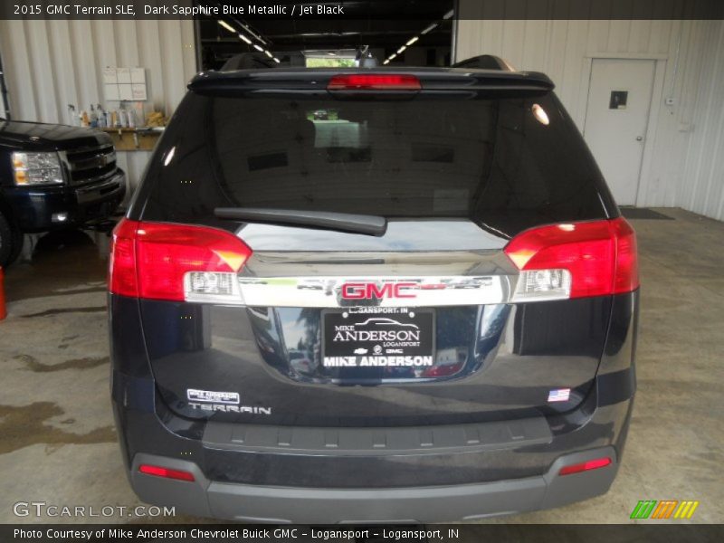 Dark Sapphire Blue Metallic / Jet Black 2015 GMC Terrain SLE