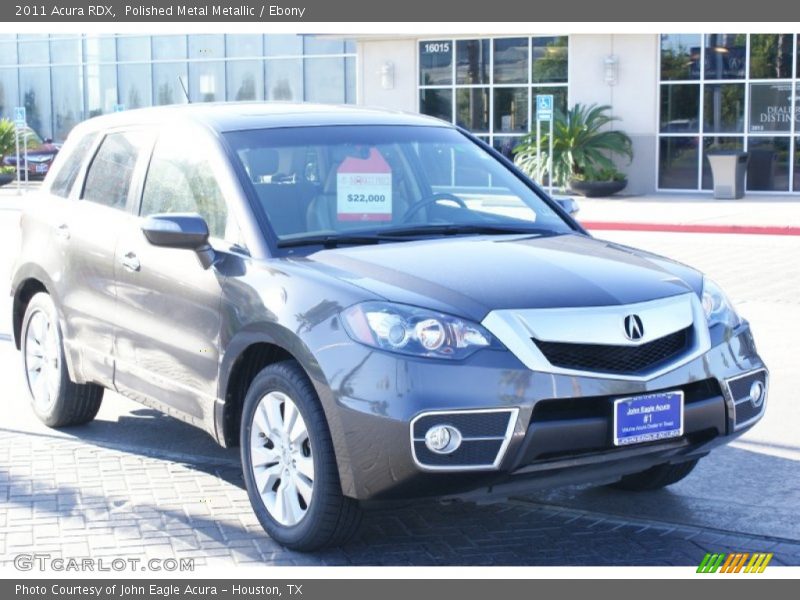 Polished Metal Metallic / Ebony 2011 Acura RDX