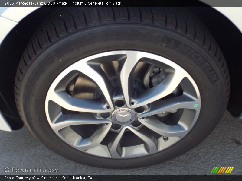 Iridium Silver Metallic / Black 2015 Mercedes-Benz C 300 4Matic