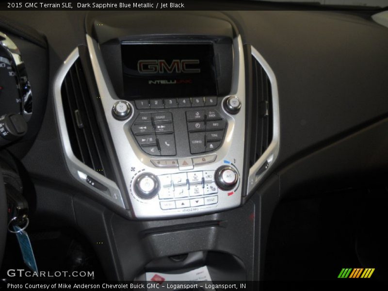 Dark Sapphire Blue Metallic / Jet Black 2015 GMC Terrain SLE