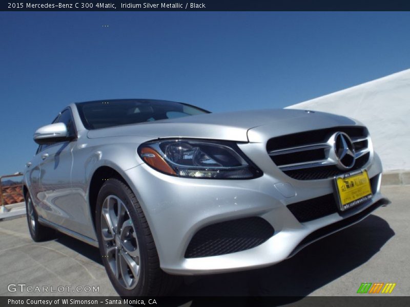 Iridium Silver Metallic / Black 2015 Mercedes-Benz C 300 4Matic