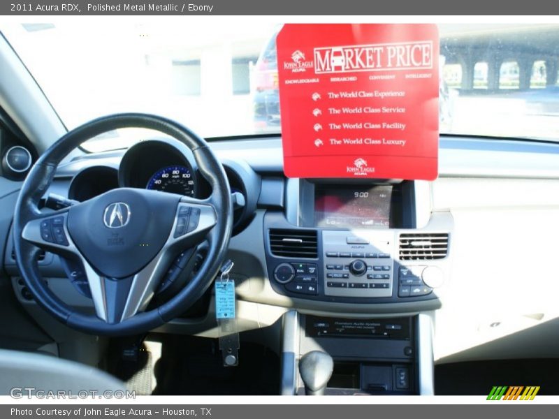 Polished Metal Metallic / Ebony 2011 Acura RDX