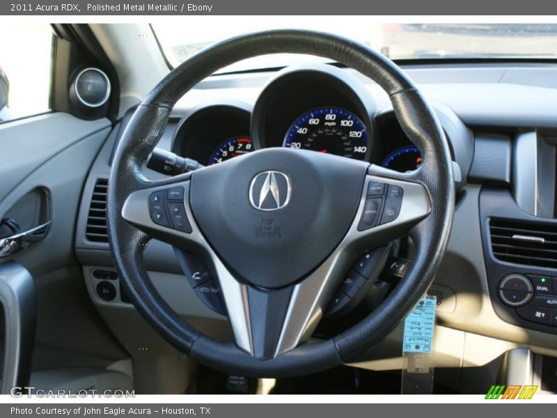 Polished Metal Metallic / Ebony 2011 Acura RDX