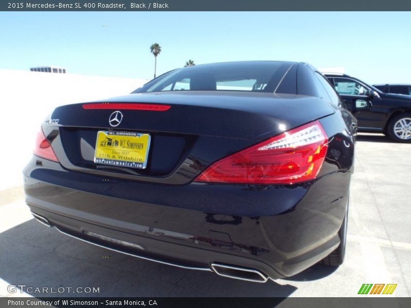 Black / Black 2015 Mercedes-Benz SL 400 Roadster