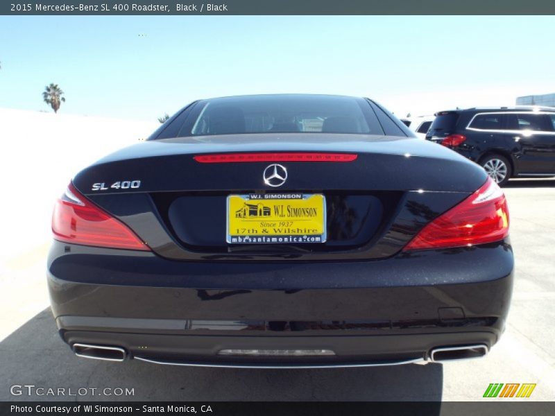 Black / Black 2015 Mercedes-Benz SL 400 Roadster