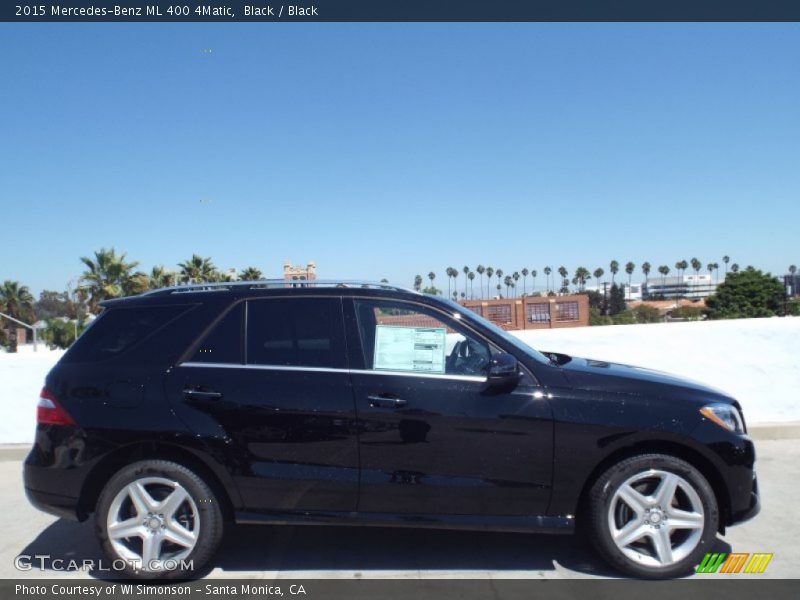 Black / Black 2015 Mercedes-Benz ML 400 4Matic