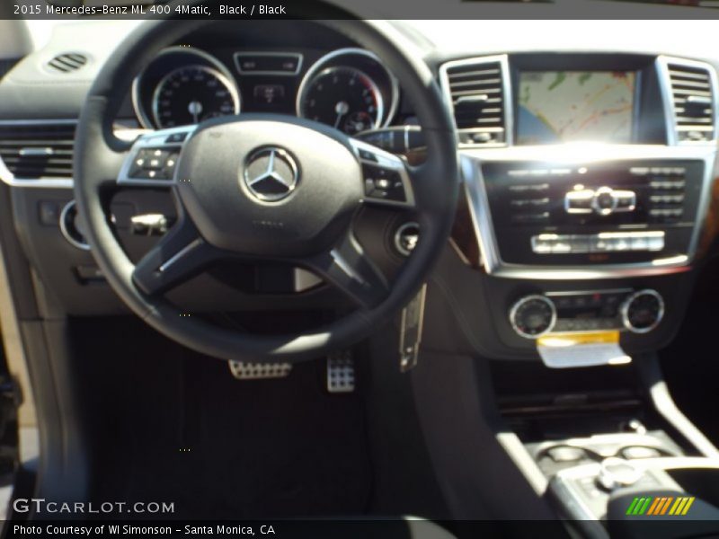Black / Black 2015 Mercedes-Benz ML 400 4Matic