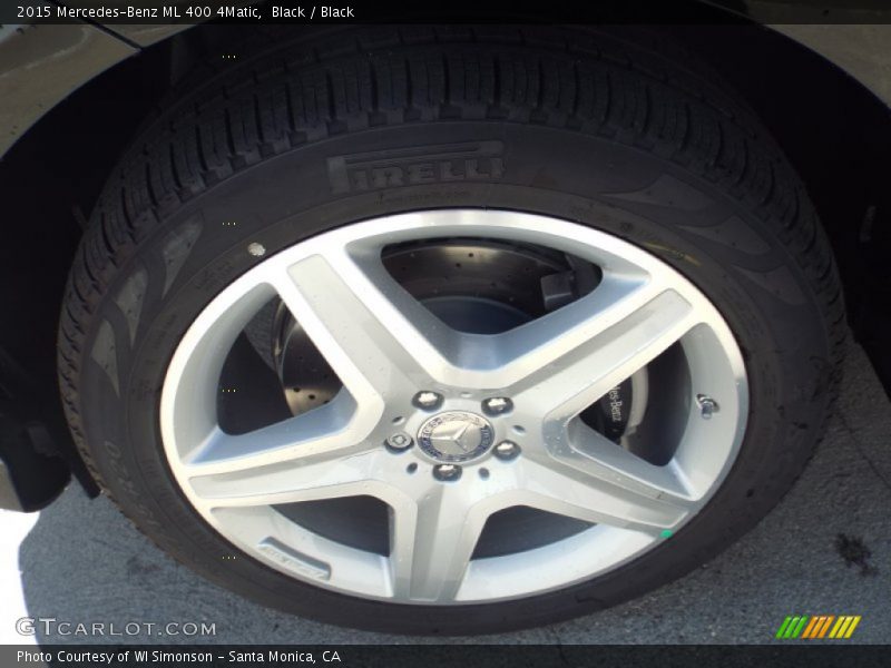 Black / Black 2015 Mercedes-Benz ML 400 4Matic