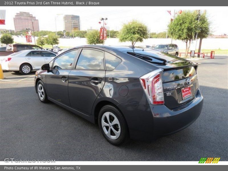 Black / Bisque 2012 Toyota Prius 3rd Gen Three Hybrid