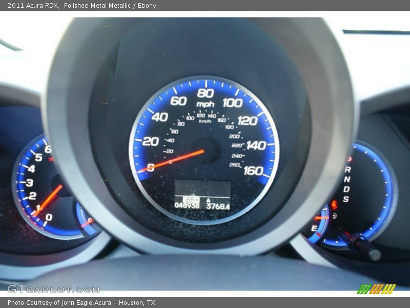 Polished Metal Metallic / Ebony 2011 Acura RDX