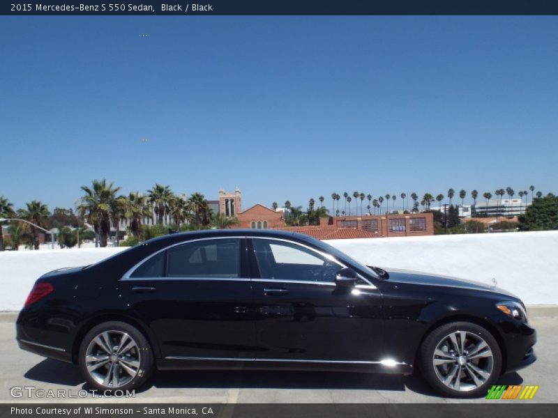 Black / Black 2015 Mercedes-Benz S 550 Sedan