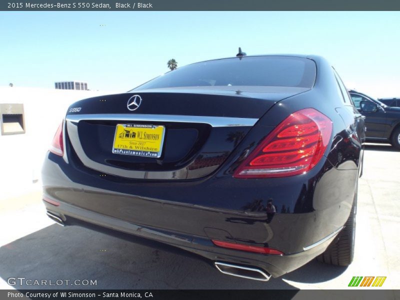Black / Black 2015 Mercedes-Benz S 550 Sedan