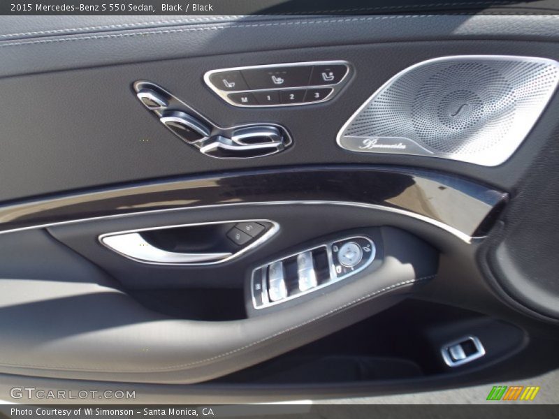 Black / Black 2015 Mercedes-Benz S 550 Sedan