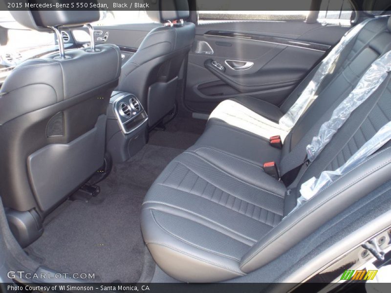 Black / Black 2015 Mercedes-Benz S 550 Sedan