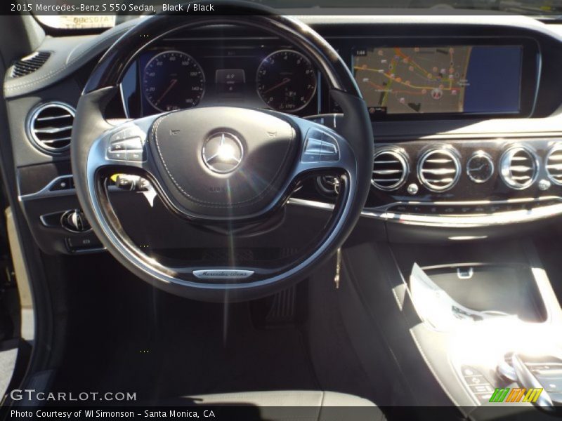 Black / Black 2015 Mercedes-Benz S 550 Sedan