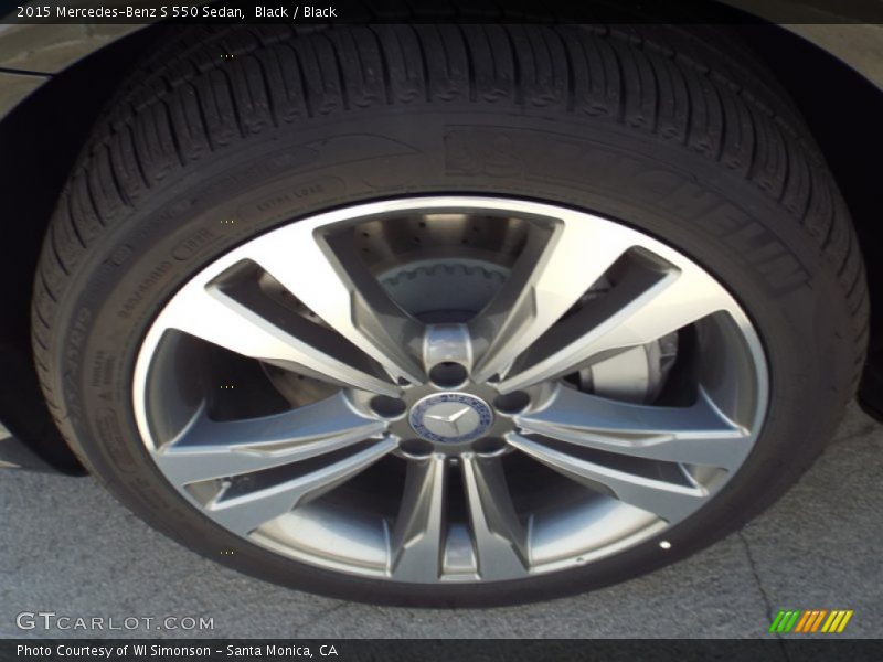 Black / Black 2015 Mercedes-Benz S 550 Sedan